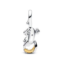 Load image into Gallery viewer, Two-tone Movable Monkey Dangle Charm