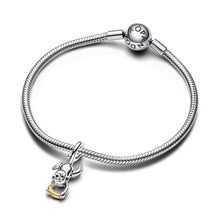 Load image into Gallery viewer, Two-tone Movable Monkey Dangle Charm