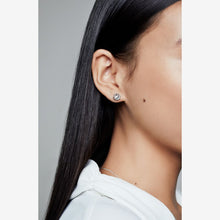 Load image into Gallery viewer, Clear Sparkling Crown Stud Earrings