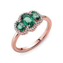 Load image into Gallery viewer, Three Stone Vintage Ring