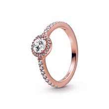 Load image into Gallery viewer, Classic Sparkle Halo Ring