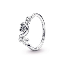 Load image into Gallery viewer, Mum Pavé Heart Ring
