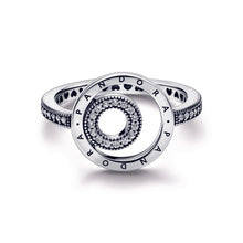 Load image into Gallery viewer, Pandora Signature Logo Circles Pavé Ring