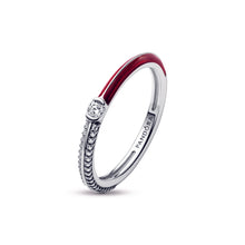 Load image into Gallery viewer, Pandora ME Pavé & Red Dual Ring