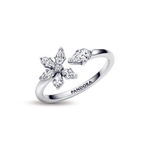 Load image into Gallery viewer, Sparkling Herbarium Cluster Open Ring