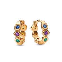 Load image into Gallery viewer, Marvel The Avengers Infinity Stones Hoop Earrings