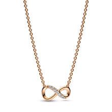Load image into Gallery viewer, Sparkling Infinity Collier Necklace