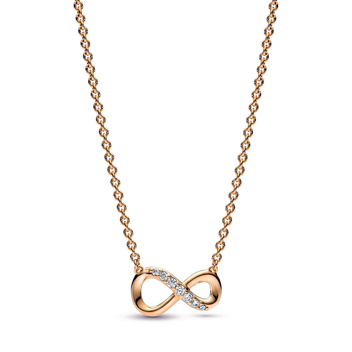 Bronze infinity necklace Clearance