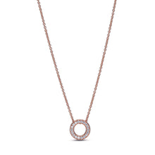 Load image into Gallery viewer, Pandora Logo Pavé Circle Collier Necklace