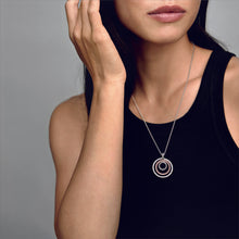 Load image into Gallery viewer, Two-tone Circles Pendant & Necklace