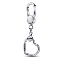 Load image into Gallery viewer, Pandora Moments Small Heart Bag Charm Holder