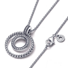 Load image into Gallery viewer, Pandora Signature Pavé & Beads Pendant & Necklace