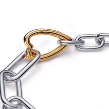 Load image into Gallery viewer, Pandora ME Two-tone Heart Link Chain Bracelet