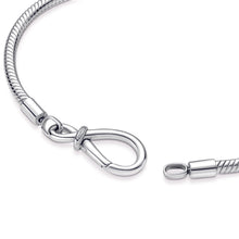Load image into Gallery viewer, Pandora Moments Infinity Knot Snake Chain Bracelet