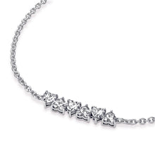 Load image into Gallery viewer, Sparkling Endless Hearts Chain Bracelet