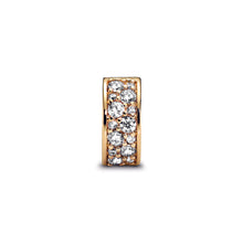 Load image into Gallery viewer, Clear Pavé Clip Charm