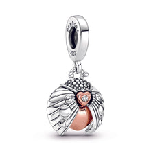 Load image into Gallery viewer, Pandora Club 2022 Ladybird & Heart Dangle Charm