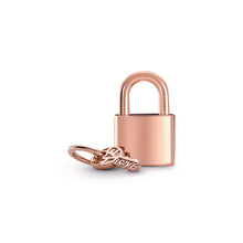 Load image into Gallery viewer, Padlock & Key Dangle Charm