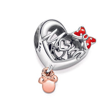 Load image into Gallery viewer, Disney Minnie Mouse Mum Heart Charm