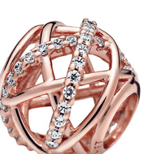 Load image into Gallery viewer, Sparkling & Polished Lines Charm