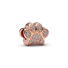 Load image into Gallery viewer, Sparkling Paw Print Charm