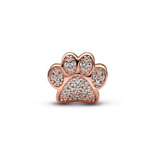 Load image into Gallery viewer, Sparkling Paw Print Charm