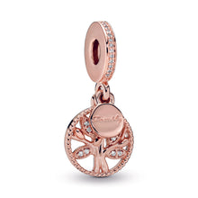Load image into Gallery viewer, Sparkling Family Tree Dangle Charm