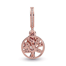 Load image into Gallery viewer, Sparkling Family Tree Dangle Charm