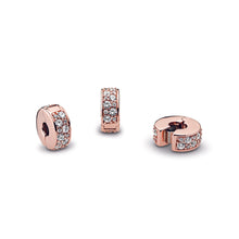 Load image into Gallery viewer, Clear Pavé Clip Charm
