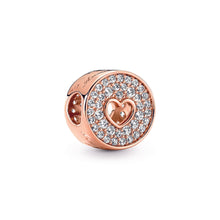 Load image into Gallery viewer, Pavé & Heart Anniversary Charm