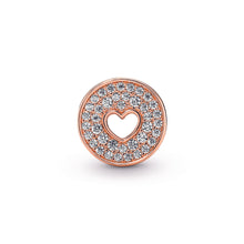 Load image into Gallery viewer, Pavé & Heart Anniversary Charm