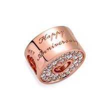Load image into Gallery viewer, Pavé & Heart Anniversary Charm