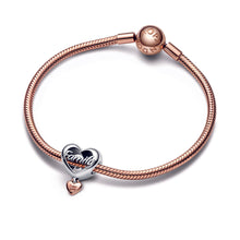 Load image into Gallery viewer, Love You Family Heart Charm