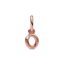 Load image into Gallery viewer, Letter o Script Alphabet Dangle Charm