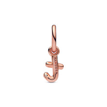 Load image into Gallery viewer, Letter t Script Alphabet Dangle Charm