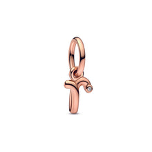 Load image into Gallery viewer, Letter r Script Alphabet Dangle Charm