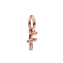 Load image into Gallery viewer, Letter f Script Alphabet Dangle Charm