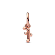 Load image into Gallery viewer, Letter f Script Alphabet Dangle Charm