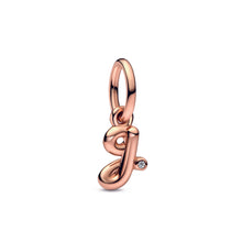 Load image into Gallery viewer, Letter g Script Alphabet Dangle Charm