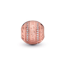 Load image into Gallery viewer, Pandora Logo Round Clip Charm