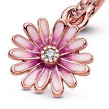 Load image into Gallery viewer, Pink Daisy Flower Dangle Charm