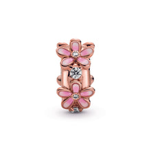 Load image into Gallery viewer, Pink Daisy Spacer Clip Charm