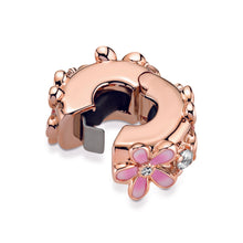 Load image into Gallery viewer, Pink Daisy Spacer Clip Charm
