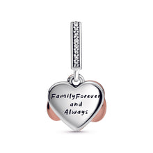Load image into Gallery viewer, Sparkling Infinity Heart Dangle Charm