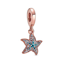Load image into Gallery viewer, Sparkling Starfish Dangle Charm