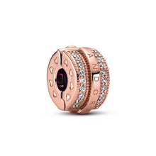 Load image into Gallery viewer, Sparkling Pavé Lines and Logo Clip
