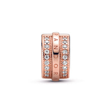 Load image into Gallery viewer, Sparkling Pavé Lines and Logo Clip