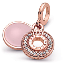Load image into Gallery viewer, Sparkling Pavé Crown O Dangle Charm