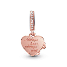 Load image into Gallery viewer, Love You Infinity Heart Dangle Charm