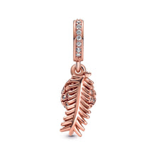 Load image into Gallery viewer, Sparkling Pine Cone Dangle Charm